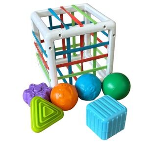 Dwellinger Shape Sorter Montessori Toys for for Kids Sensory Learning & Activity